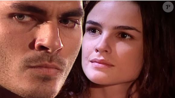 Matteo (Thiago Lacerda) desmascara Rosana (Carolina Kasting) ao mostrar mancha de sangue após noite de núpcias