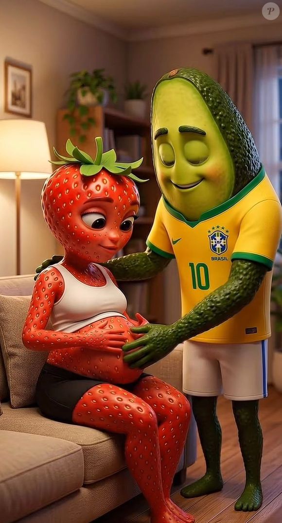 Vídeos com frutas geradas por Inteligência Artificial (IA), que surgem com características humanas e histórias dramáticas, vêm conquistando os usuários. Personagens como 'Abacatudo' e 'Moranguete' viralizaram rapidamente, especialmente entre quem passa horas rolando o feed
