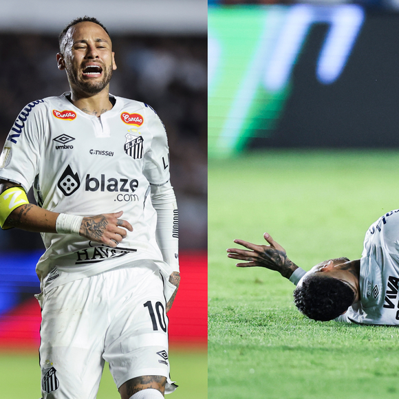 DE NOVO! Neymar sofre nova lesão muscular e desfalca o Santos por tempo indeterminado e clube confirma em nota oficial