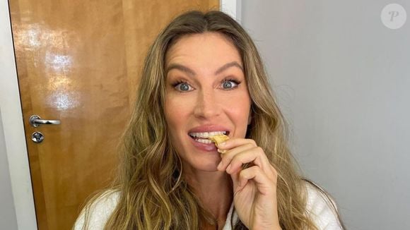 Gisele Bündchen também gosta de preparar um chocolate vegano com tâmaras, coco e iogurte