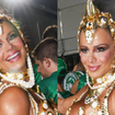 Às vésperas de estrear em 'Três Graças', Viviane Araujo deixa pouco para a imaginação e exibe corpo escultural em fantasia de Carnaval mínima