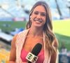 Jornalista da Globo Duda Dalponte tentou encontrar pessoa que puxou seu cabelo em cobertura ao vivo do Flamengo