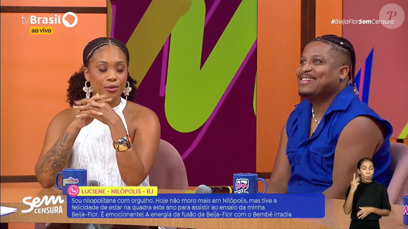 Novos intérpretes da Beija-Flor agora são Nino e Jessica Martin, que substituem Neguinho da Beija-Flor