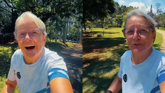 Cleusa Uenaka, 74 anos, corredora há mais de 1.807 dias consecutivos: 'Não adianta querer ter o corpo perfeito, e sim um corpo saudável que te acompanhe'