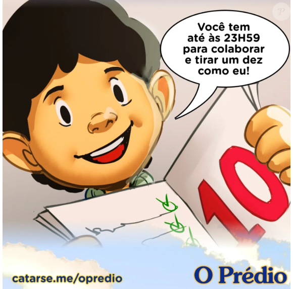 'O Prédio', um dos quadrinhos de Felipe Folgosi, ator da Globo dos anos 90