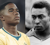 De acordo com comparações que viralizaram nas redes sociais, Endrick e Pelé compartilham a mesma altura, 1,73 metro, fator que ajudou a alimentar a discussão sobre uma possível semelhança entre os dois craques