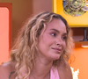 Sarah Andrade conversou com Gil do Vigor e Ceci Ribeiro no 'Bate-Papo BBB' na madrugada desta quarta-feira (11)