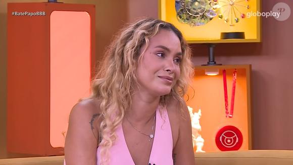Sarah Andrade conversou com Gil do Vigor e Ceci Ribeiro no 'Bate-Papo BBB' na madrugada desta quarta-feira (11)