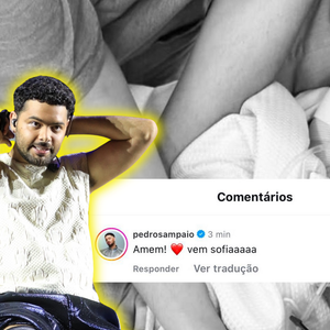 Que gafe! Pedro Sampaio ignora tragédia e reage ao post de Lexa sobre a morte da filha: 'Amém! Vem Sofia'
