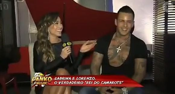 Sabrina Sato fazia entrevistas para o programa 'Pânico na Band'