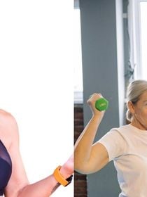 Noelia Rodríguez, treinadora física: 'Três exercícios para trabalhar os tríceps e eliminar braços flácidos na menopausa'