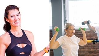 Noelia Rodríguez, treinadora física: 'Três exercícios para trabalhar os tríceps e eliminar braços flácidos na menopausa'