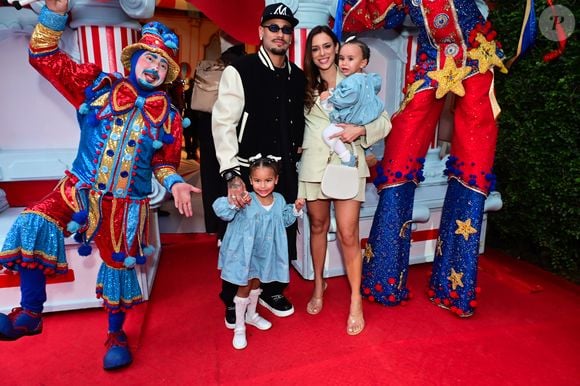 Neymar e Bruna Biancardi com as filhas Mavie e Mel no aniversário de 1 ano de Bento, filho de Thiaguinho e Carol Peixinho