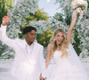 Casamento ao ar livre, vestido de noiva com volume e mais: Endrick e Gabriely revelam união religiosa e mostram fotos inéditas