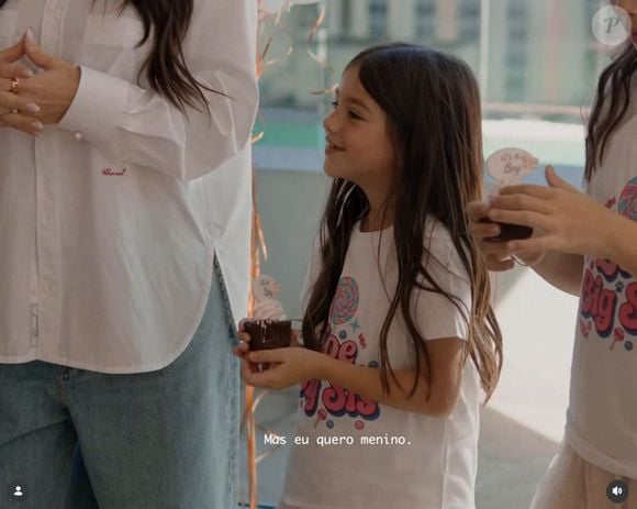 Filha de Sabrina Sato, Zoe acertou na sua aposta e será irmã de um menino!