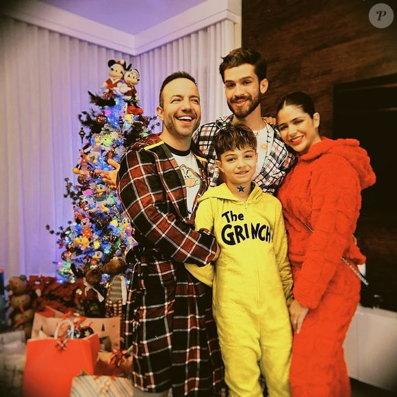 Mãe de João Guilherme postou fotos do Natal em família nos Estados Unidos