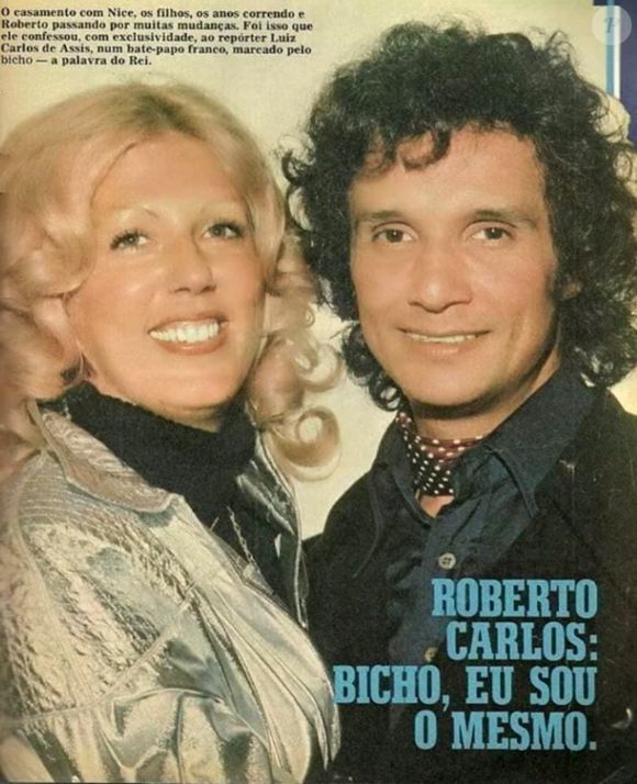 Primeira mulher de Roberto Carlos, Nice morreu de câncer em 1990, aos 49 anos