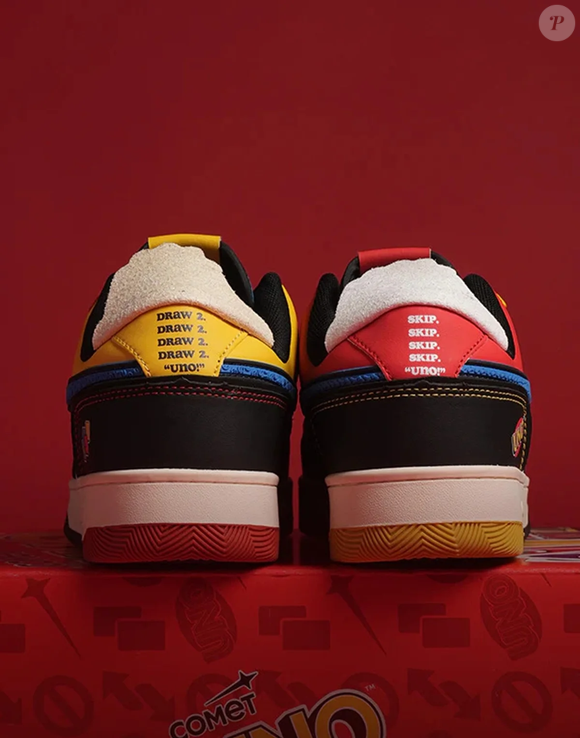 Da mesa de jogos para os pés: parceria entre Mattel e Comet transforma o universo do UNO em um sneaker cheio de referências ao clássico