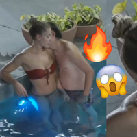 'Mostrou o que ele esconde na fralda': Dudu Camargo, em 'A Fazenda 17', chupa pescoço de Saory e o clima esquenta na piscina