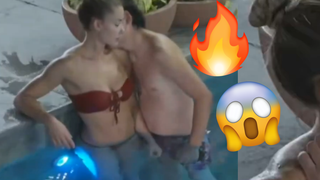 'Mostrou o que ele esconde na fralda': Dudu Camargo, em 'A Fazenda 17', chupa pescoço de Saory e o clima esquenta na piscina