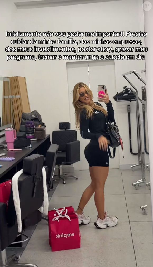 Vale destacar que, em momento algum, ela cravou de fato que o vídeo foi uma possível resposta às críticas que recebe na web. A influenciadora vai comemorar no próximo domingo, 06 de abril, os 26 anos.