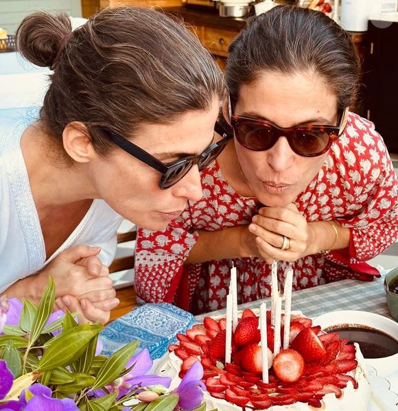 Renata Vasconcellos e Lanza Mazza: 'A gente falou como era nossa rotina, alguns sentimentos comuns aos gêmeos, como a gente lidava com isso', disse, ao Gshow