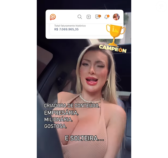 Andressa Urach já faturou R$ 7 milhões na plataforma Privacy