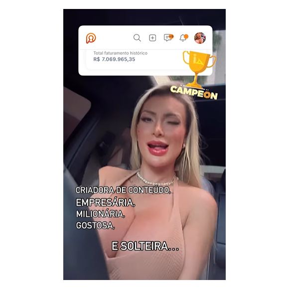 Andressa Urach já faturou R$ 7 milhões na plataforma Privacy