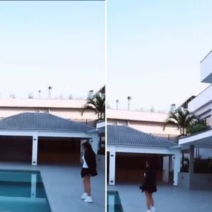 Nova casa de Juliette tem uma piscina bem ampla e área externa acessível