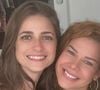 Fernanda Souza dividiu com os seguidores um raro depoimento da intimidade com a namorada, Eduarda Porto