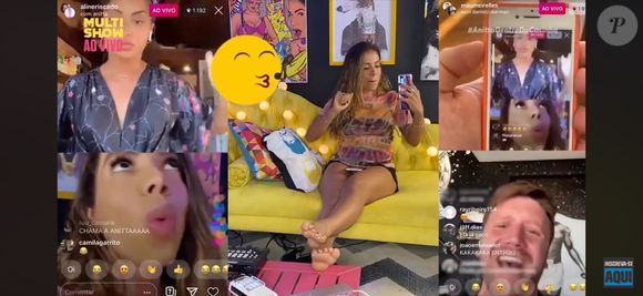 Veja interação inusitada entre Anitta e Aline Campos, ex-Riscado, antes do BBB 26
