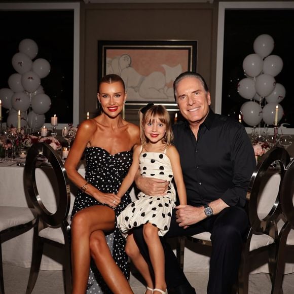 Roberto Justus e Ana Paula Siebert são pais de Vicky, de 6 anos