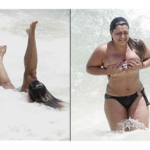 Em 2008, Preta Gil processou o 'Pânico' após ser ridicularizada por levar um 'caldo' no mar