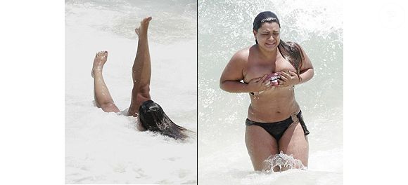 Em 2008, Preta Gil processou o 'Pânico' após ser ridicularizada por levar um 'caldo' no mar