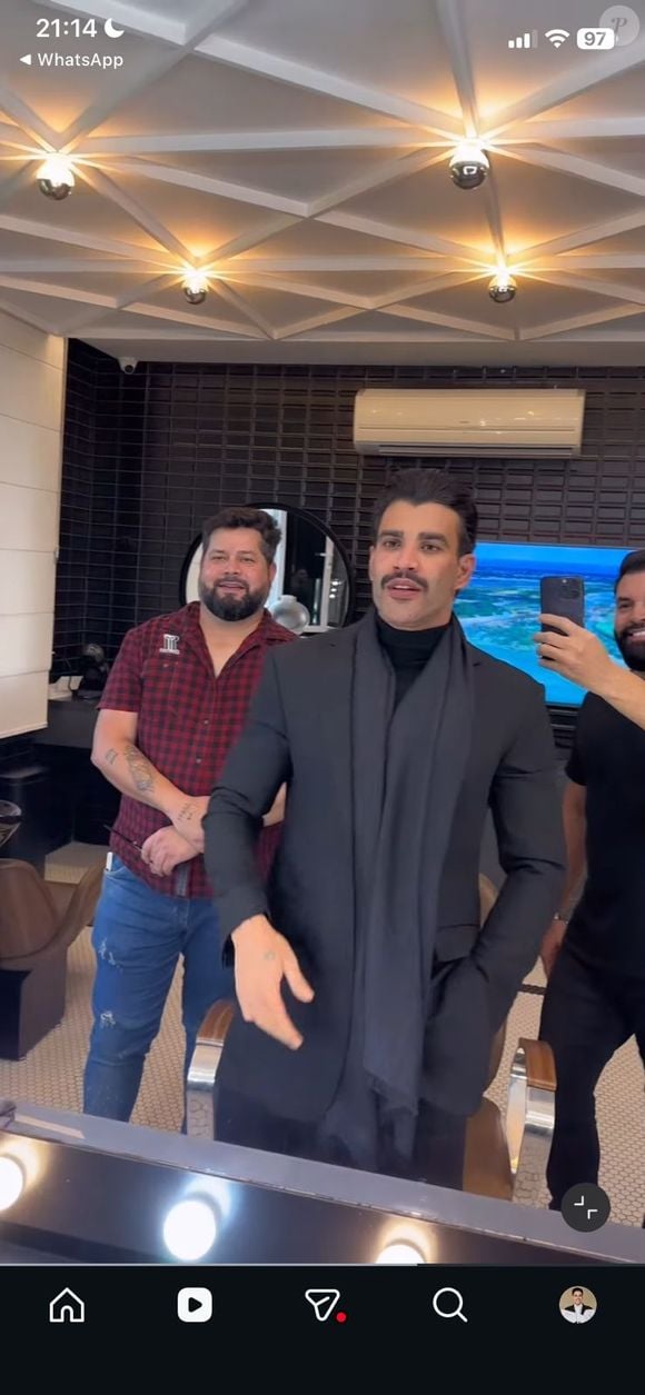 Internauta opina na mudança de visual de Gusttavo Lima: 'Fica lindo de qualquer jeito, mas prefiro a barba'