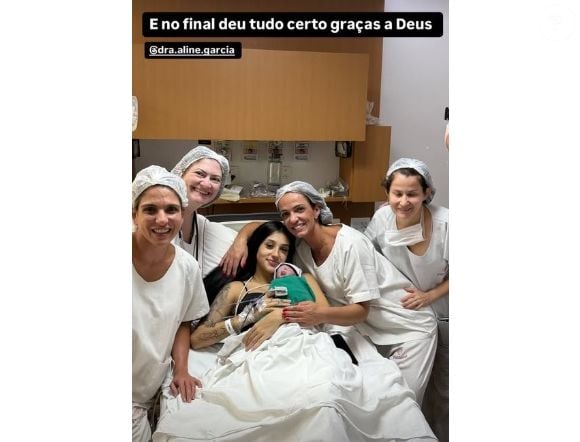 Aos 21 anos, Bia Miranda deu à luz Maysha após 33 semanas de gravidez; criança é irmã de Kaleb, nascido em junho de 2024