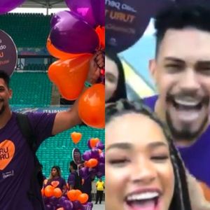 O reencontro com os ídolos trouxe à tona lembranças inesquecíveis de Aline e Vinícius do "BBB 25".