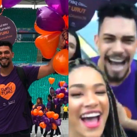 O reencontro com os ídolos trouxe à tona lembranças inesquecíveis de Aline e Vinícius do "BBB 25".