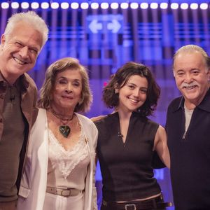 Betty Faria participou do Conversa com Bial ao lado de Tony Ramos