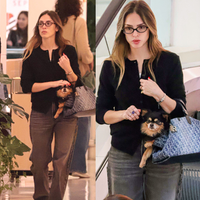 Queria ser ele! Cachorro de Isabelle Drummond, de 'Coração Acelerado', passeia em bolsa Dior de quase R$ 20 mil; sandália de grife também chama atenção