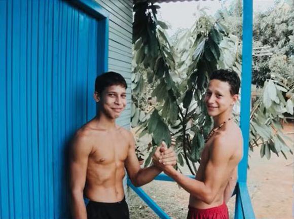 Ramon Dino já tinha gosto pela musculação na juventude, quando ainda praticava com amigos