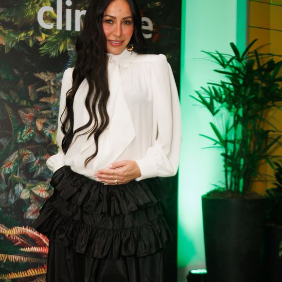 Convidada para o Brazil Climate Solutions, Sabrina Sato chamou atenção pelo look romântico que mistura referências em alta na moda internacional