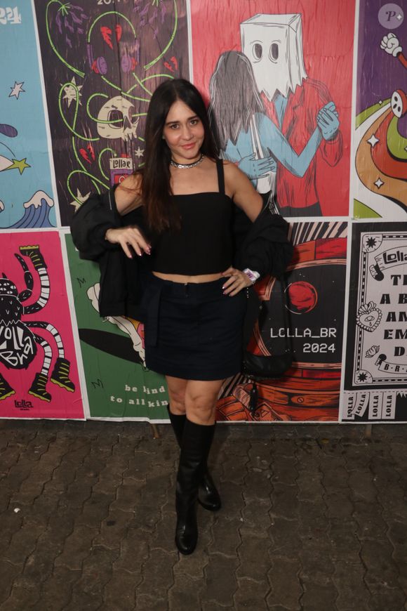 Lollapalooza 2024: Alessandra Negrini foi outra famosa a apostar no all black