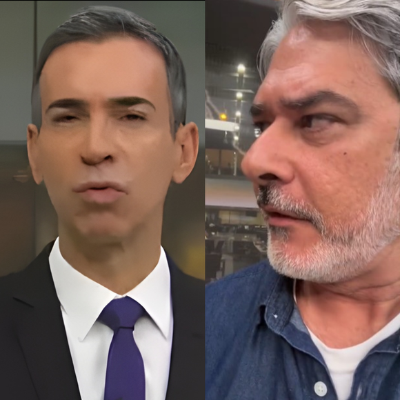 'Quem deixou você entrar?': William Bonner 'invade' estúdio da Globo, flagra César Tralli e novo âncora do 'Jornal Nacional' tira satisfação