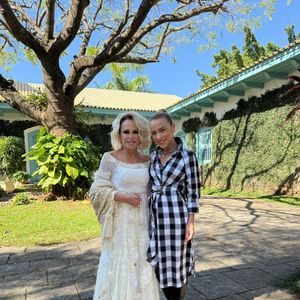Ana Maria Braga com a estilista Lethicia Bronstein