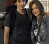 Guilherme Prates (Dinho) fez par romântico com Alice Wegmann (Lia) na Malhação