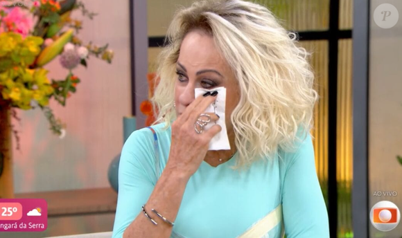 Ana Maria Braga chora durante conversa com Taís Araujo, a Raquel de 'Vale Tudo'