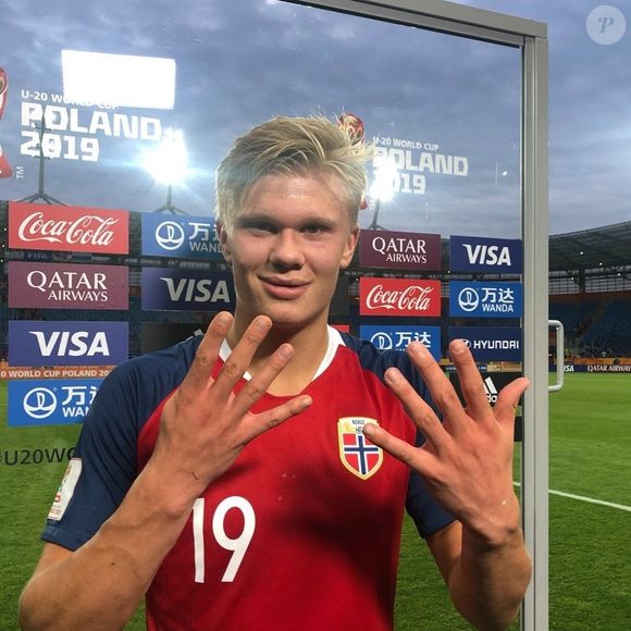 Jogador artilheiro da Noruega, Haaland fez 9 gols na vitória épica da Noruega contra Honduas na Copa do Mundo Sub-20 em 2019