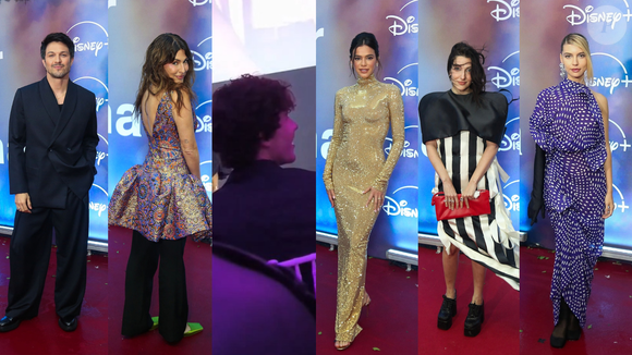Bruna Marquezine é paparicada por Shawn Mendes com vestido dourado poderoso na première de 'Amor da Minha Vida'; famosos ousam com transparência, decotes e alfaiataria nada básica. Veja +25 fotos
