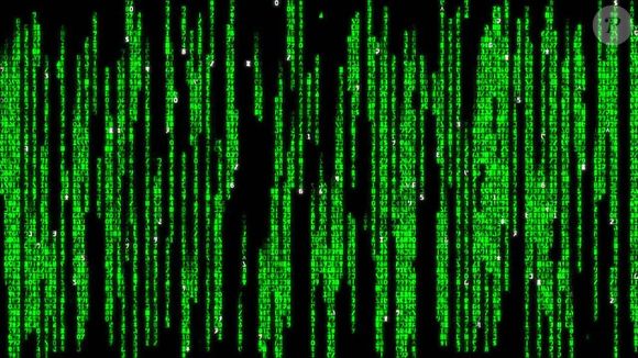 Uma das cenas mais icônicas de 'Matrix' é a da chuva de caracteres verdes caindo sobre um fundo preto